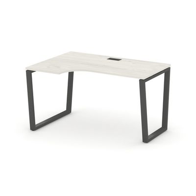 Style Project Fusion SN-6T2.SPA-012(L) (Дуб наварра/Антрацит) Стол рабочий эргономичный