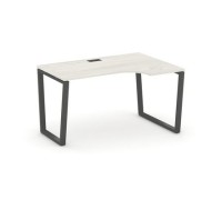 Стайл Проджект Фьюжн SN-6T2.SPA-022(R) (Дуб наварра/Антрацит) Стол рабочий эргономичный