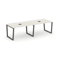 SN-6T2.SPRG-012 (Дуб наварра/Антрацит) Стол переговорный