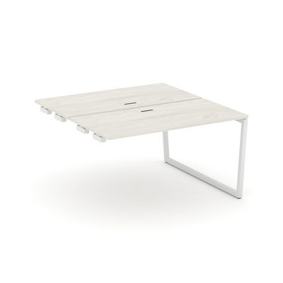 Style Project Fusion SN-4T2.DPRS-012 (Дуб наварра/Белый) Стол приставка к опорным элементам