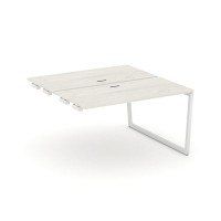 Style Project Fusion SN-4T2.DPRS-024 (Дуб наварра/Белый) Стол приставка к опорным элементам