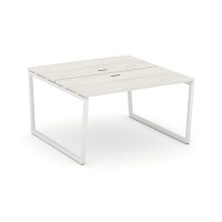 Style Project Fusion SN-4T2.DRS-001 (Дуб наварра/Белый) Рабочая станция двухсторонняя