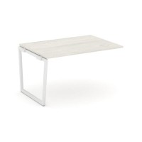 Style Project Fusion SN-4T2.NSPRG-001.3 (Дуб наварра/Белый) Проходной наборный элемент переговорного стола