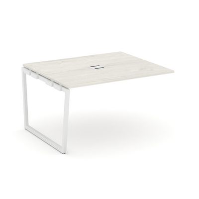 Style Project Fusion SN-4T2.NSPRG-032 (Дуб наварра/Белый) Проходной наборный элемент переговорного стола