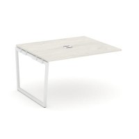 Style Project Fusion SN-4T2.NSPRG-034 (Дуб наварра/Белый) Проходной наборный элемент переговорного стола