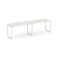 Style Project Fusion SN-4T2.ORS-022 (Дуб наварра/Белый) Рабочая станция односторонняя