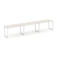 Style Project Fusion SN-4T2.ORS-054 (Дуб наварра/Белый) Рабочая станция односторонняя