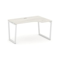 Style Project Fusion SN-4T2.SPA-001(R) (Дуб наварра/Белый) Стол рабочий эргономичный