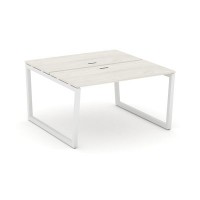 Style Project Fusion SN-5T2.DRS-024 (Дуб наварра/Белый) Рабочая станция двухсторонняя