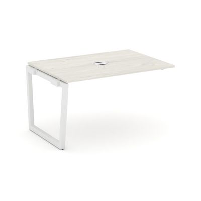 Style Project Fusion SN-5T2.NSPRG-003 (Дуб наварра/Белый) Проходной наборный элемент переговорного стола