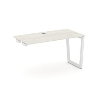 Style Project Fusion SN-5T2.OPRS-001 (Дуб наварра/Белый) Стол приставка к опорным элементам