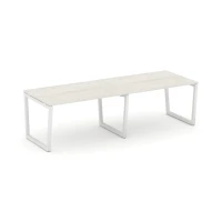 SN-5T2.SPRG-012.3 (Дуб наварра/Белый) Стол переговорный