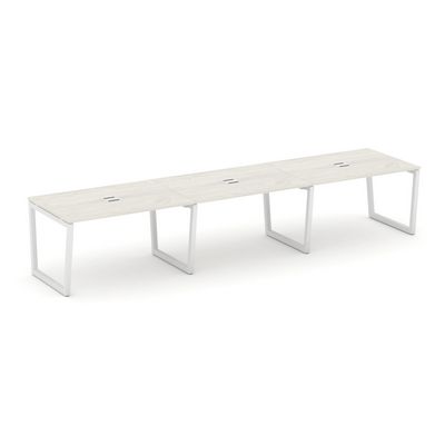 Style Project Fusion SN-5T2.SPRG-021 (Дуб наварра/Белый) Стол переговорный