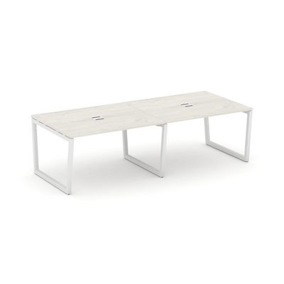 Style Project Fusion SN-5T2.SPRG-042 (Дуб наварра/Белый) Стол переговорный