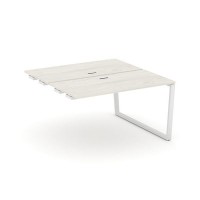 Style Project Fusion SN-6T2.DPRS-001 (Дуб наварра/Белый) Стол приставка к опорным элементам