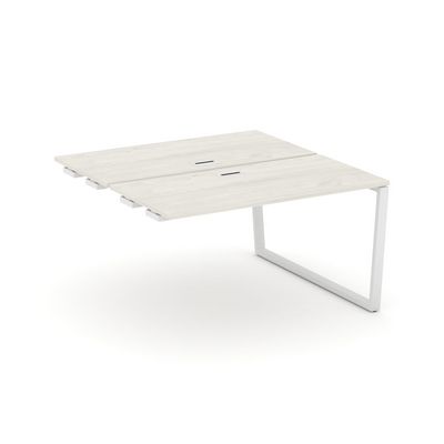 Style Project Fusion SN-6T2.DPRS-022 (Дуб наварра/Белый) Стол приставка к опорным элементам