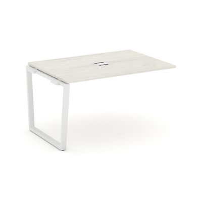 Style Project Fusion SN-6T2.NSPRG-004 (Дуб наварра/Белый) Проходной наборный элемент переговорного стола