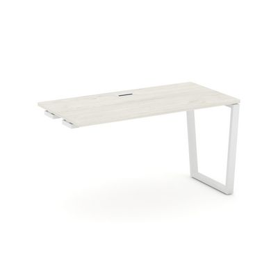 Style Project Fusion SN-6T2.OPRS-013 (Дуб наварра/Белый) Стол приставка к опорным элементам