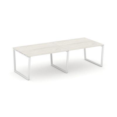 Style Project Fusion SN-6T2.SPRG-042.3 (Дуб наварра/Белый) Стол переговорный