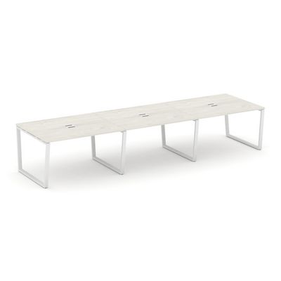 Style Project Fusion SN-6T2.SPRG-053 (Дуб наварра/Белый) Стол переговорный