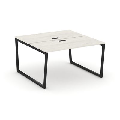 Style Project Fusion SN-4T2.DRS-001 (Дуб наварра/Черный) Рабочая станция двухсторонняя