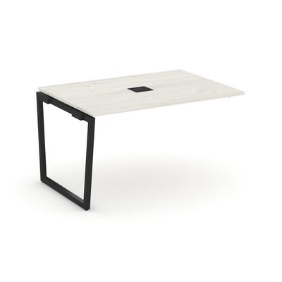 Style Project Fusion SN-4T2.NSPRG-002 (Дуб наварра/Черный) Проходной наборный элемент переговорного стола