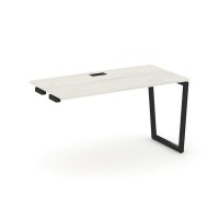 Style Project Fusion SN-4T2.OPRS-004 (Дуб наварра/Черный) Стол приставка к опорным элементам