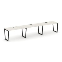 Style Project Fusion SN-4T2.ORS-054 (Дуб наварра/Черный) Рабочая станция односторонняя