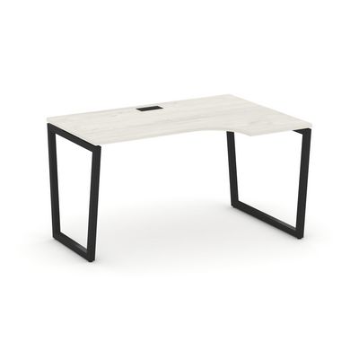 Style Project Fusion SN-4T2.SPA-021(R) (Дуб наварра/Черный) Стол рабочий эргономичный