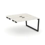 SN-5T2.DPRS-002 Стол приставка к опорным элементам, дуб наварра ЛДСП, черный