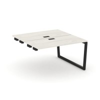 Style Project Fusion SN-5T2.DPRS-023 (Дуб наварра/Черный) Стол приставка к опорным элементам