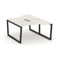 Style Project Fusion SN-5T2.DRPA-002 (Дуб наварра/Черный) Рабочая станция эргономичная