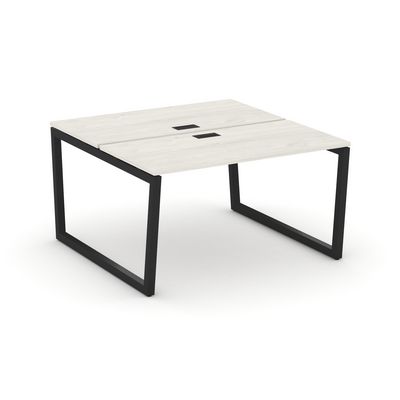 Style Project Fusion SN-5T2.DRS-023 (Дуб наварра/Черный) Рабочая станция двухсторонняя