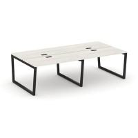 Style Project Fusion SN-5T2.DRS-032 (Дуб наварра/Черный) Рабочая станция двухсторонняя