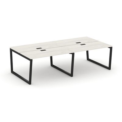 Style Project Fusion SN-5T2.DRS-034 (Дуб наварра/Черный) Рабочая станция двухсторонняя