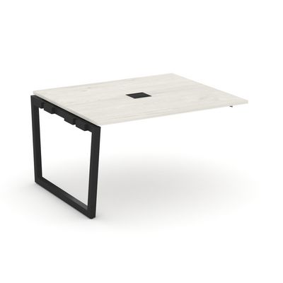 Style Project Fusion SN-5T2.NSPRG-032 (Дуб наварра/Черный) Проходной наборный элемент переговорного стола