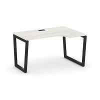 Style Project Fusion SN-5T2.SPA-002(R) (Дуб наварра/Черный) Стол рабочий эргономичный