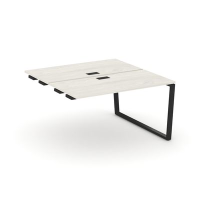 Style Project Fusion SN-6T2.DPRS-002 (Дуб наварра/Черный) Стол приставка к опорным элементам