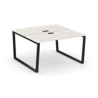 Style Project Fusion SN-6T2.DRS-014 (Дуб наварра/Черный) Рабочая станция двухсторонняя