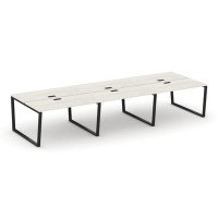 Style Project Fusion SN-6T2.DRS-062 (Дуб наварра/Черный) Рабочая станция двухсторонняя