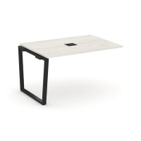 Style Project Fusion SN-6T2.NSPRG-002 (Дуб наварра/Черный) Проходной наборный элемент переговорного стола