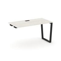 Style Project Fusion SN-6T2.OPRS-024 (Дуб наварра/Черный) Стол приставка к опорным элементам