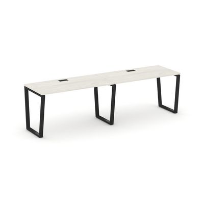 Style Project Fusion SN-6T2.ORS-002 (Дуб наварра/Черный) Рабочая станция односторонняя