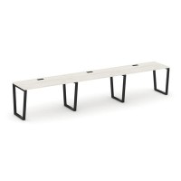 Style Project Fusion SN-6T2.ORS-042 (Дуб наварра/Черный) Рабочая станция односторонняя