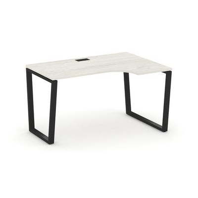 Style Project Fusion SN-6T2.SPA-001(R) (Дуб наварра/Черный) Стол рабочий эргономичный