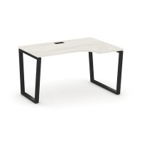 Style Project Fusion SN-6T2.SPA-021(R) (Дуб наварра/Черный) Стол рабочий эргономичный