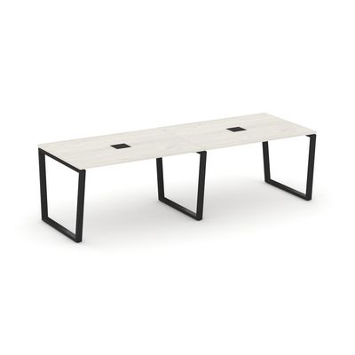 Style Project Fusion SN-6T2.SPRG-012 (Дуб наварра/Черный) Стол переговорный