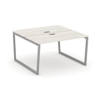 Style Project Fusion SN-4T2.DRS-001 (Дуб наварра/Серый) Рабочая станция двухсторонняя