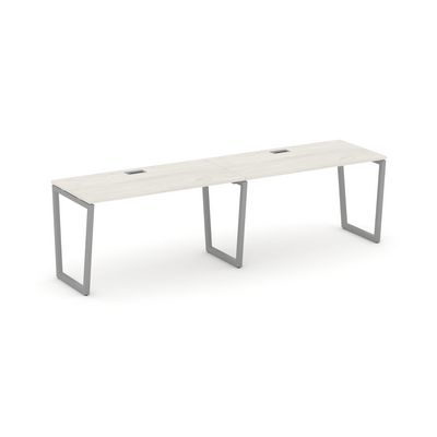 Style Project Fusion SN-4T2.ORS-013 (Дуб наварра/Серый) Рабочая станция односторонняя