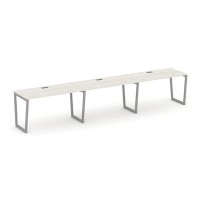 Style Project Fusion SN-4T2.ORS-051 (Дуб наварра/Серый) Рабочая станция односторонняя